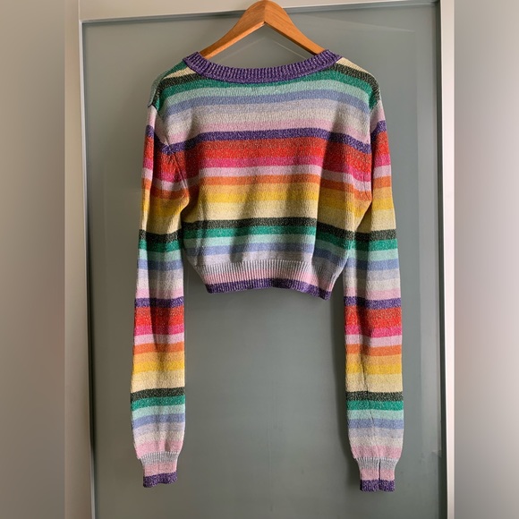 LOVERS AND FRIENDS, Metallic Knit, Believe Sweater in Multicolor, Revolve - Picture 10 of 12